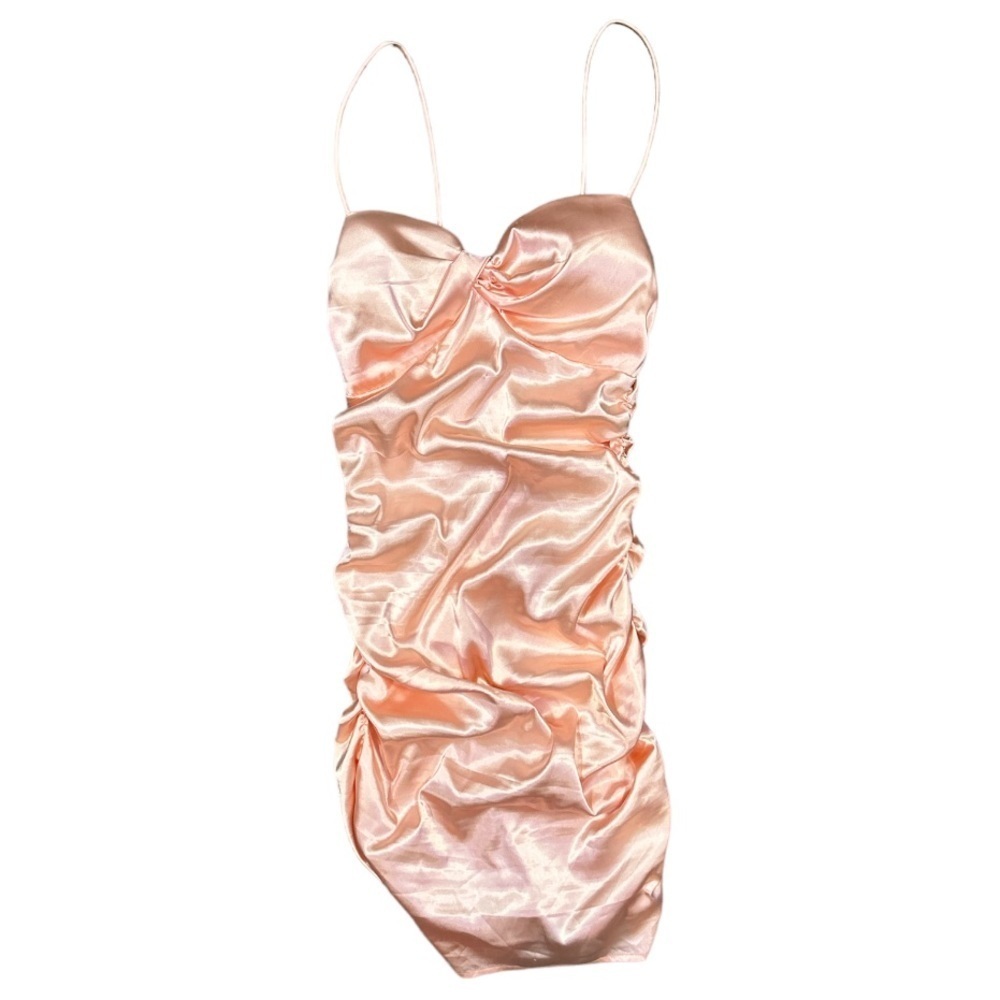 SALTY Ruched Mini Dress - Picture 5 of 10